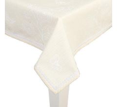 Clayre & Eef 100x100 Tafelkleed geel