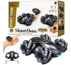  Benza RC Stuntauto Zwart/Blauw – 360° Rotatie & Drift – Met Afstandsbediening en Handgebaar C