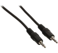 Valueline Jack stereo audiokabel 3,5 mm mannelijk - 3,5 mm mannelijk 1,00 m zwart