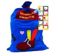 Zak Van Sinterklaas - Geschenkzak - 90 x 60 cm - Incl. 20 Naam-stickers