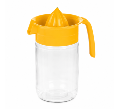 Handmatige Glazen Citruspers 660 ml – Transparante Sinaasappelpers & Citroenpers – Met Kan, Han