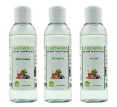 Arowell - Alpenkruiden Eucalyptus Jasmijn sauna opgiet saunageur opgietconcentraat - 3x 250 ml