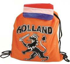 Oranje Holland rugzak - Leeuw en Holland opdruk - Rugtas