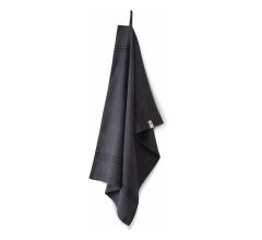 Walra Theedoek Line Out - 50x70 - 100% Katoen - Off Black