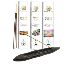 Premium Wierookstokjes - 3 Assortiment - 3 x 16 gram - Chakra Energy - Holy Wood Palo Santo - Dream