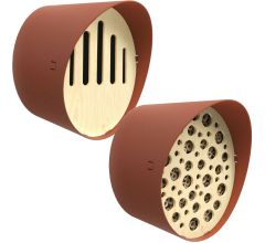 Capi - Vlinderhotel & Bijenhotel - 24x19x23 cm - Bruin