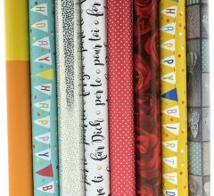 Cadeaupapier - Inpakpapier - Assortiment Van 5 XXL Rollen – Totaal 15 Meter