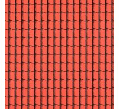 Dakpannen cadeaupapier inpakpapier - 200 x 70 cm - 6 rollen