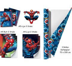 Spiderman Schoolpakket - kaftpapier en schriften
