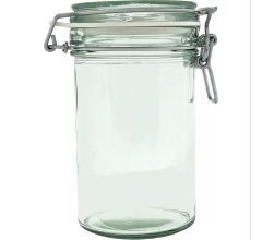Weckpot opbergpot beugelpot met degelijke klemsluiting - 500ml - Glas - 3 Stuks