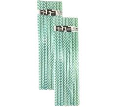 Zak Design - Zwirl Rietjes - Herbruikbare rietjes - 22,5 cm - Ø 7mm - Blauw - 16 stuks