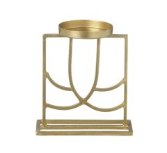 Parlane kaarshouder Aurus goudkleurig 13 cm