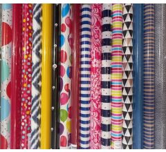 Assortiment cadeaupapier inpakpapier - 200 x 70 cm - 7 rollen