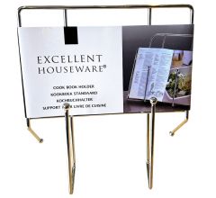 Kookboek Standaard Verchroomd Metaal 10 x 23 x 25 cm