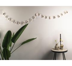 Gusta lichtslinger - lichtsnoer - letters met 20 LED's