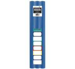 Benza Kaftpapier voor schoolboeken - Donkerblauw - 300 x 50 cm - 3 rollen
