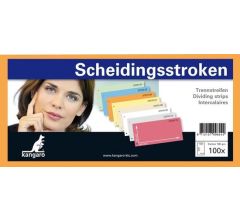 Kangaro 07070-06 Scheidingsstrook 2-gaats 105x240mm 180g RC Oranje