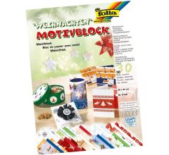 Folia Motiefpapier Hobby Creatief – Kerst - 30 vel - 24 x 34 cm
