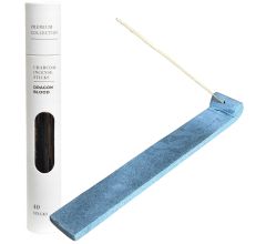 Drakenbloed Wierookstokjes - 40 Stuks incl. Wierookhouder van Massief Speksteen