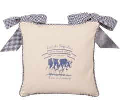Clayre &amp; Eef Stoelkussenhoes met koeien 40x40