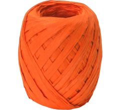 Papier Raffia 10mm x 30 mtr - Oranje - 10 Rollen