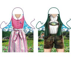 Bavarian Frau en Mann - Traditionele Klederdracht - Lederhose-Dirndl - Grappig Leuk Tirol Tiroler S