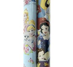 Prinsessen Disney cadeaupapier inpakpapier - 5 meter x 70 cm - 2 rollen