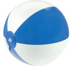Benza Opblaasbare Strandbal Kobaltblauw/Wit 50 cm