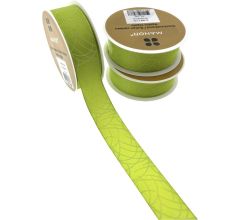 Geschenkband - Lint - 15 mm x 4 meter - Groen - 3 Stuks