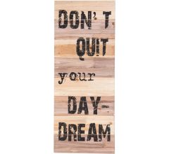 Tekstbord 30*2*76 cm Bruin | 5H0152 | Clayre & Eef