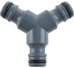 REHAU Y-connector 13 mm (1/2"), driezijdig tuinslang verbindingsstuk
