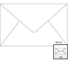 Benza Bankenveloppen - Langwerpig C6 162 x 114 mm - Wit - 100 stuks