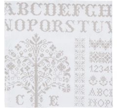 Clayre & eef - Servetten - Katoen - Taupe - 40 x 40 cm - 6 stuks