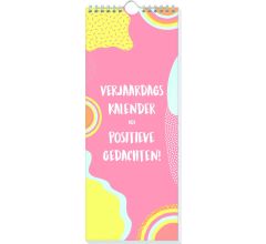 Positieve gedachten verjaardagskalender