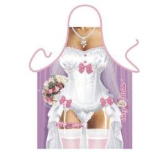 Sexy Bruid - Grappig Leuk Sexy Schort Keukenschort