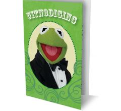 Muppets - Kermit De Kikker - 6 Dubbele Uitnodigingen Met Envelop