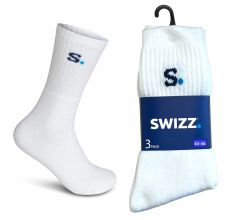 Swizz Sportsokken 6 paar - Wit - Maat 43/46