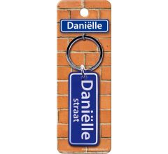 Paper Dreams Sleutelhanger Daniëlle Straat 9 X 3 Cm Ijzer Blauw
