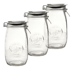 Gusta Voorraadpot Glas 1500ml - In A Jar - 3 Stuks