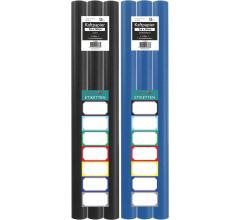 Benza Kaftpapier voor schoolboeken - Blauw en Zwart - 300 x 50 cm - 6 rollen
