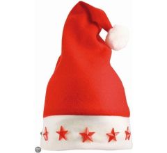 Benza Kerstmuts met lampje, verlichting Rood - 200 stuks