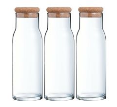 Luminarc Karaf Funambule 1 liter met KurkStop - 3 Stuks