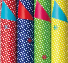 Happiness - assortiment cadeaupapier inpakpapier - 200 x 70 cm - 5 rollen