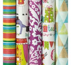 Pure Green 100% gerecycled cadeaupapier inpakpapier - 200 x 70 cm - 5 rollen