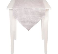 Clayre & Eef Katoenen Tafelloper - 50 x 160 cm - rood