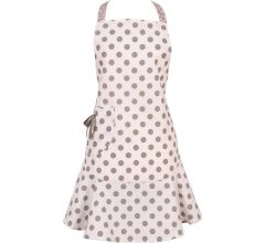 Clayre & Eef Schort Keukenschort (68 x 75 cm) Grijs