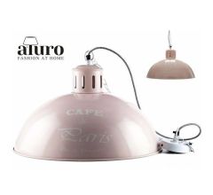 Aturo - Metalen Hanglamp - 50 cm - Oud Roze - Cafe de Paris