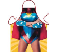 Super MOM - Grappig Leuk Schort Keukenschort
