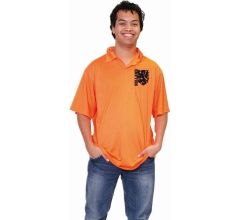 Poloshirt Oranje Holland leeuw - maat L
