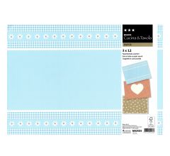 Cucina &amp; Tavola - papieren placemats - 216 Stuks - 42x30 cm - 3 Designs - 6 Verpakkingen